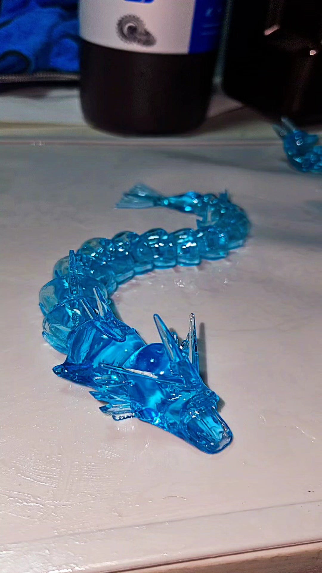 Articulated resin print