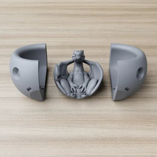 Large - Interchange Resting Pod Single Mon Set with magnets and LED lights Leave a message of which color pod you want Metallic Gray, Metallic Black or Metallic Clear