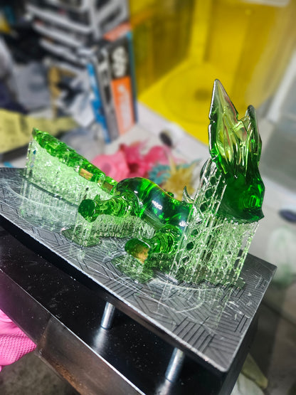 Articulated resin print