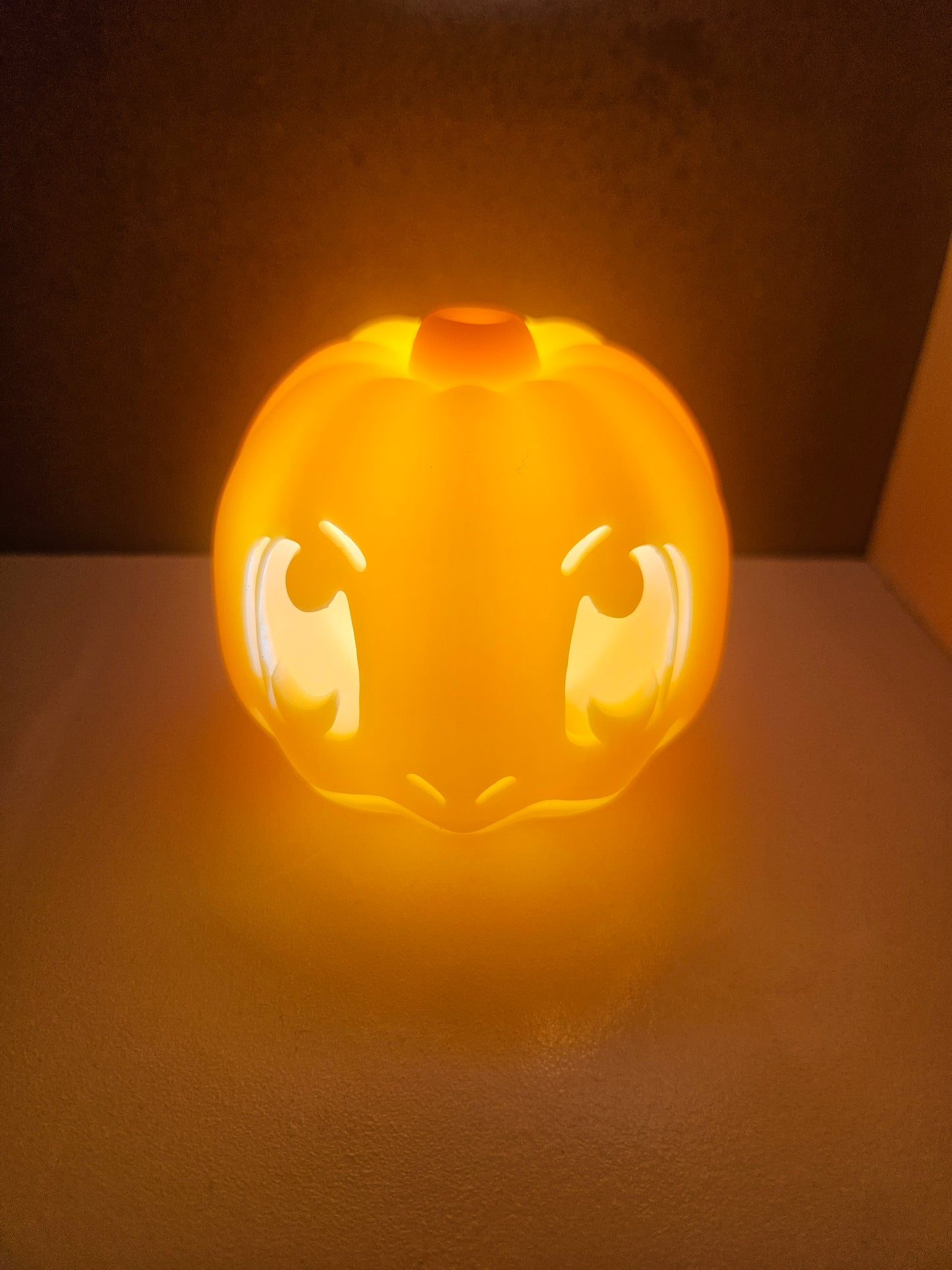 Jack O'Lantern HOLLOW or SOLID with Puck Light